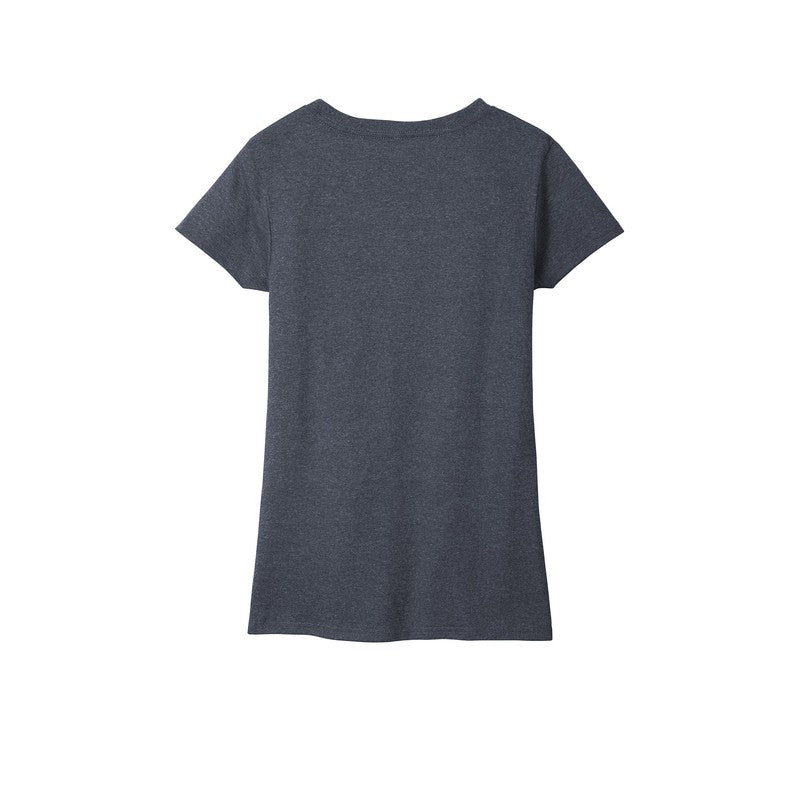 NEW STRAYER District ® Women’s Re-Tee ® V-Neck - Heathered Navy