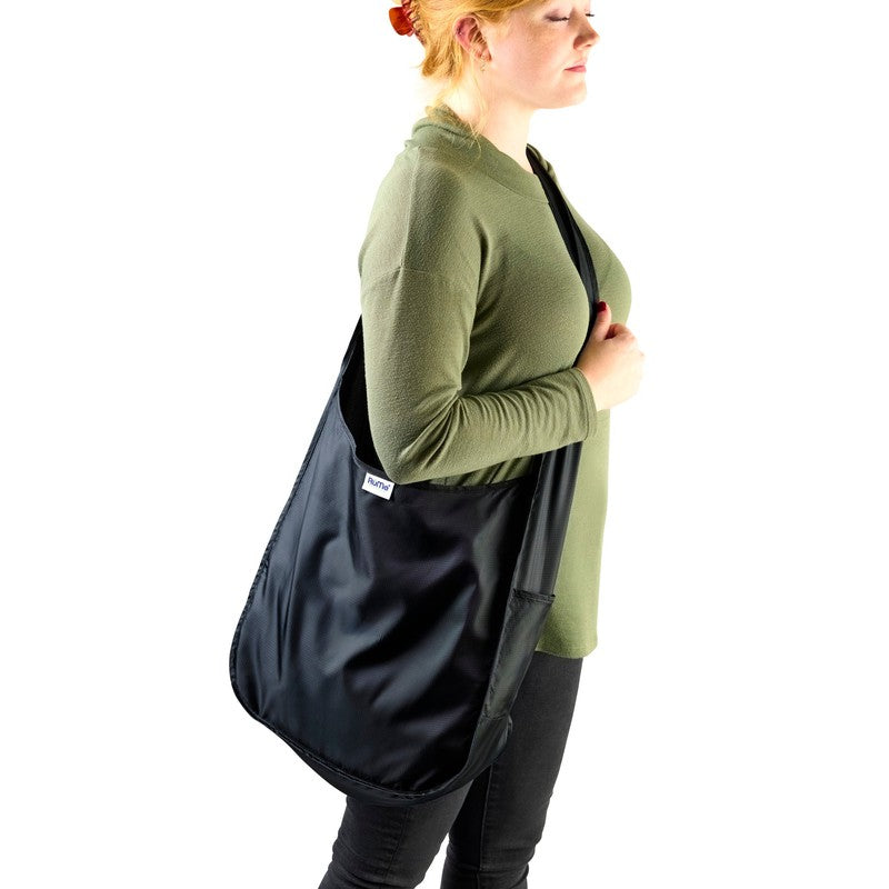 STRAYER RuMe® Recycled Crossbody Tote - BLACK