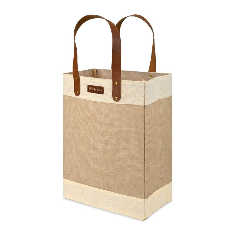 STRAYER KEEPME® Jute Tall Tote - NATURAL