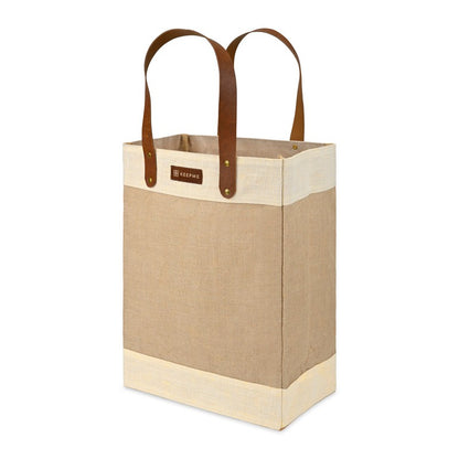 NEW STRAYER KEEPME® Jute Tall Tote - NATURAL