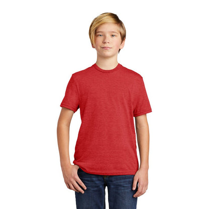 NEW STRAYER Allmade® Youth Tri-Blend Tee -  Rise Up Red