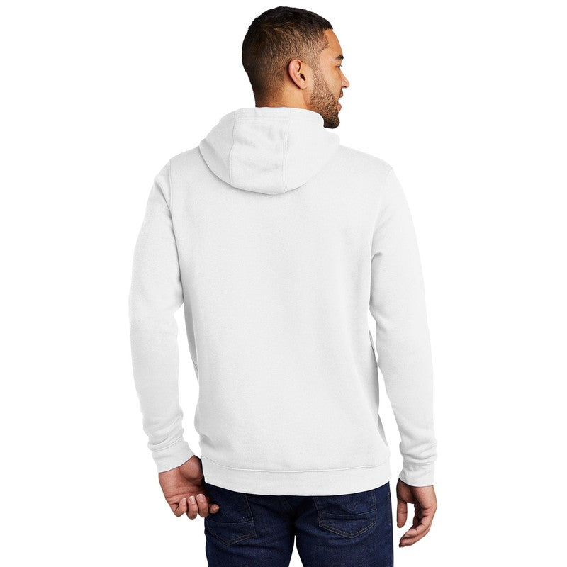 NEW STRAYER Nike Club Fleece Pullover Hoodie - WHITE