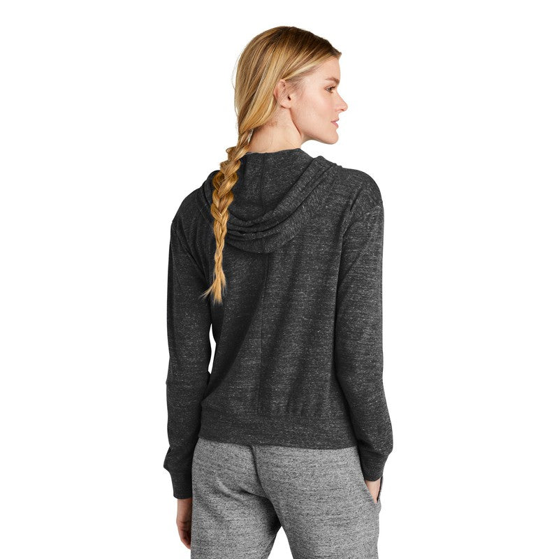 STRAYER Nike Ladies Gym Vintage Full-Zip Hoodie - Team Black