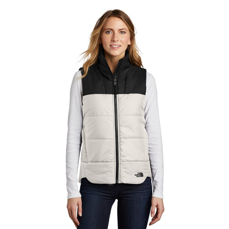NEW STRAYER The North Face® Ladies Everyday Insulated Vest - Vintage White