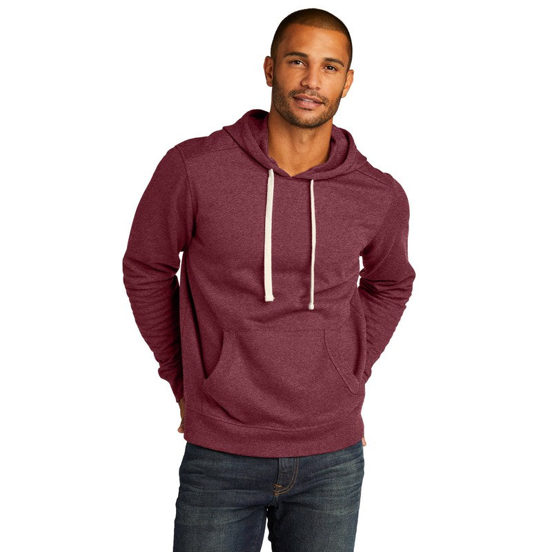 NEW STRAYER District® Re-Fleece™ Hoodie - Maroon Heather