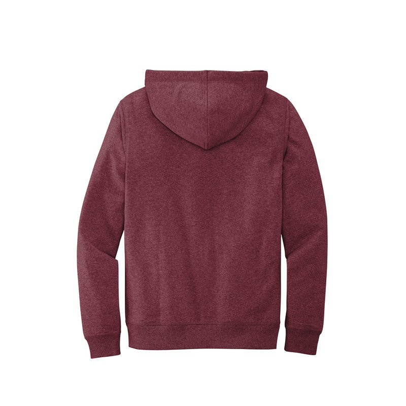 NEW STRAYER District® Re-Fleece™ Hoodie - Maroon Heather