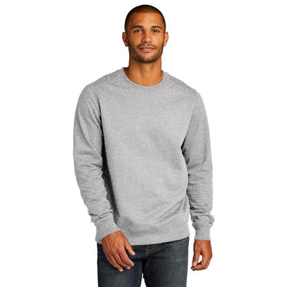 NEW STRAYER District® Re-Fleece™ Crew - Light Heather Grey