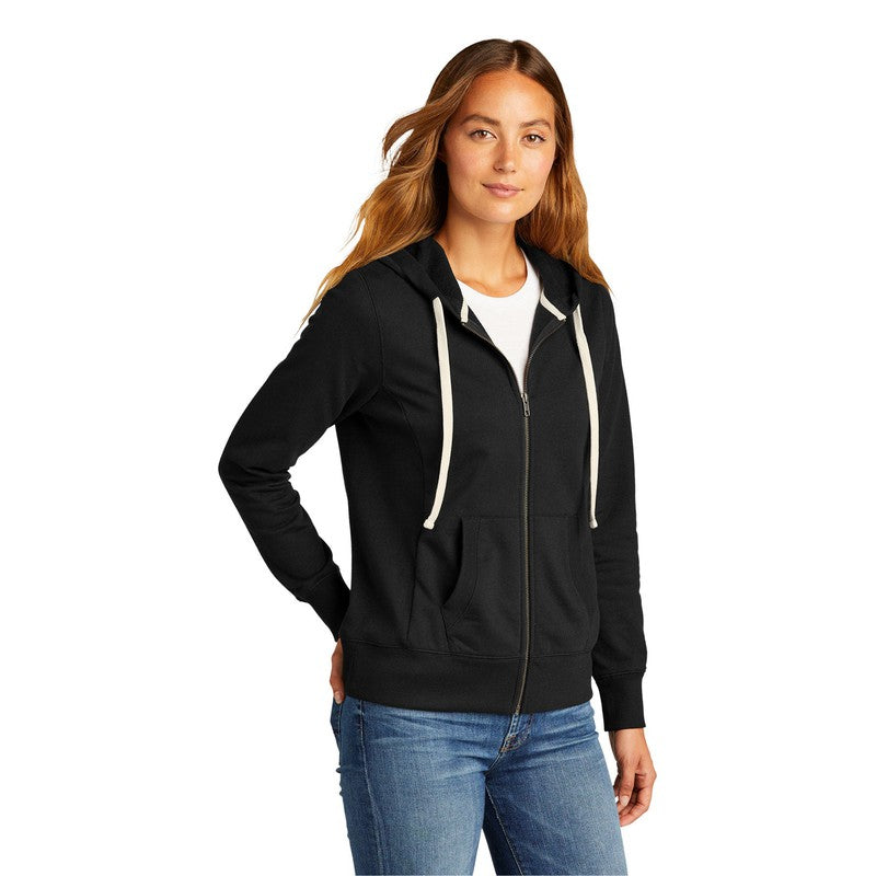 NEW STRAYER District® Women's Re-Fleece™ Full-Zip Hoodie - Black