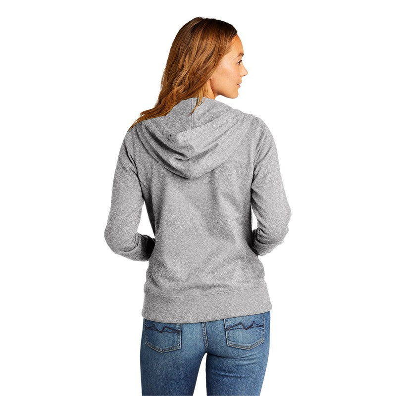 NEW STRAYER District® Women's Re-Fleece™ Full-Zip Hoodie - Light Heather Grey
