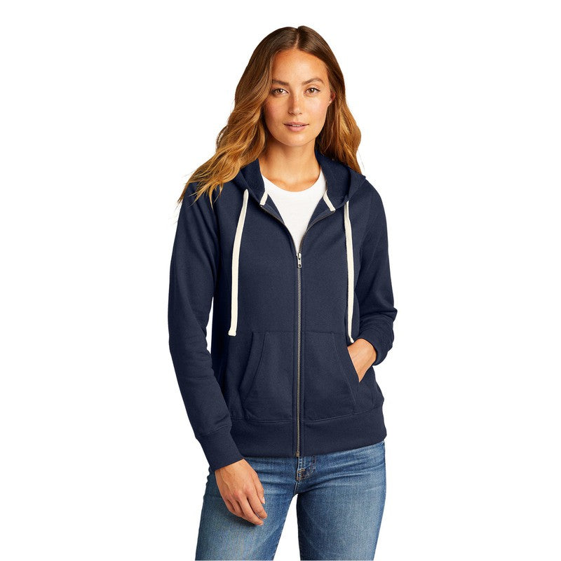 NEW STRAYER District® Women's Re-Fleece™ Full-Zip Hoodie - True Navy