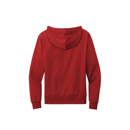 NEW STRAYER Allmade® Unisex Organic French Terry Pullover Hoodie - Red