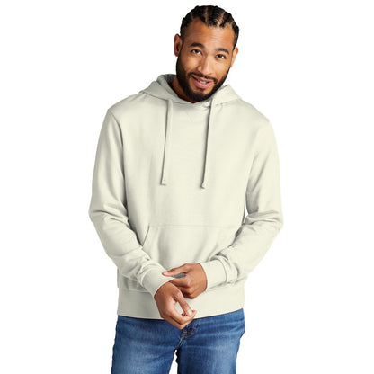 NEW STRAYER Allmade® Unisex Organic French Terry Pullover Hoodie - White Sand