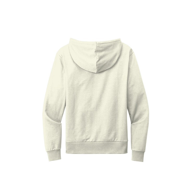 NEW STRAYER Allmade® Unisex Organic French Terry Pullover Hoodie - White Sand