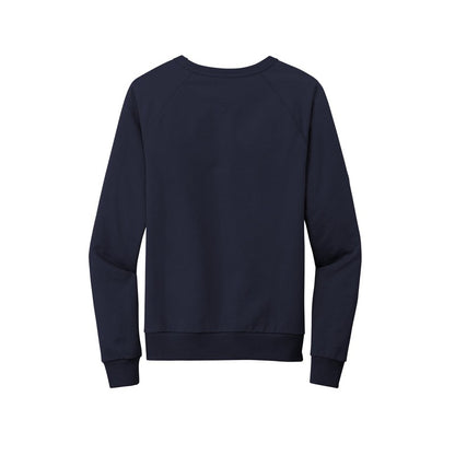 NEW STRAYER Allmade® Unisex Organic French Terry Crewneck Sweatshirt - Navy