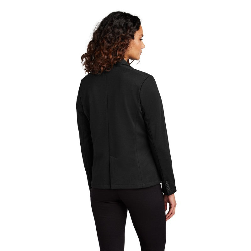 STRAYER Mercer+Mettle™ Women’s Relaxed Knit Blazer - Deep Black