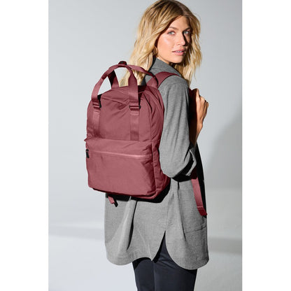 NEW STRAYER Mercer+Mettle™ Claremont Handled Backpack - Rosewood