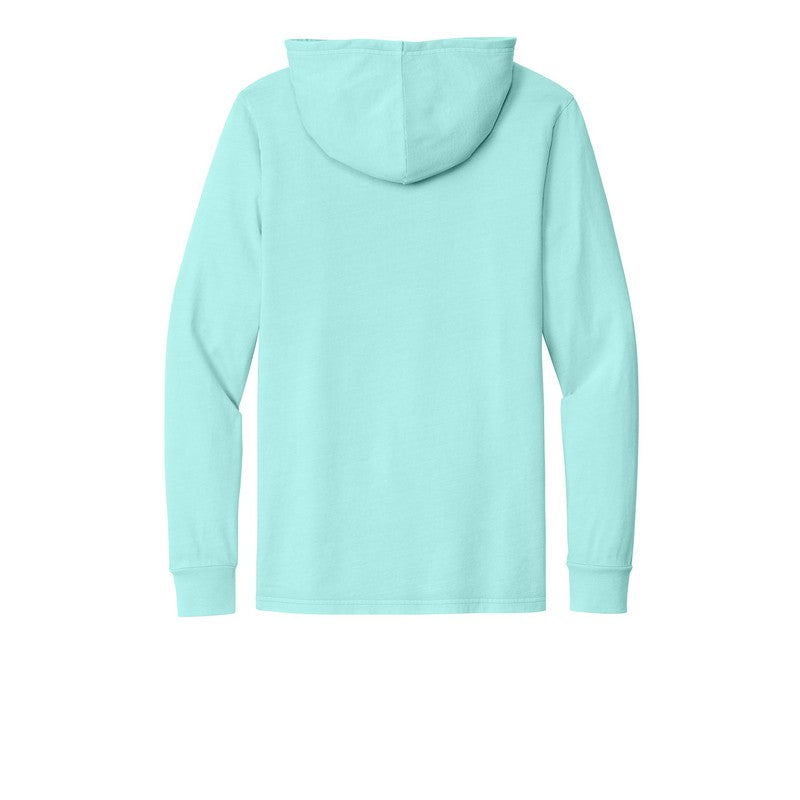 STRAYER Allmade® Unisex Mineral Dye Organic Cotton Hoodie Tee - Saltwater Blue