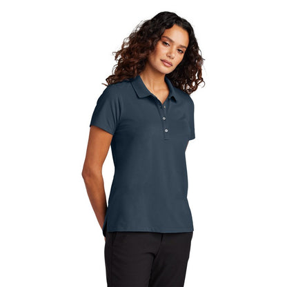 NEW STRAYER Mercer+Mettle™ Women’s Stretch Pique Polo - Night Navy