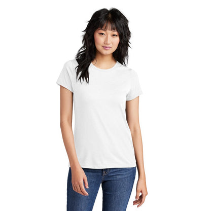 NEW STRAYER District ® Women’s Perfect Tri ® Tee-WHITE