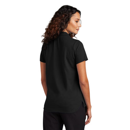 NEW STRAYER Mercer+Mettle™ Women’s Stretch Pique Polo - Deep Black