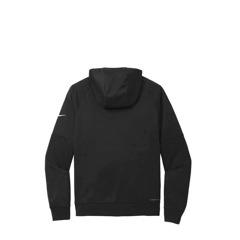 NEW STRAYER Nike Therma-FIT Pocket Pullover Fleece Hoodie - BLACK