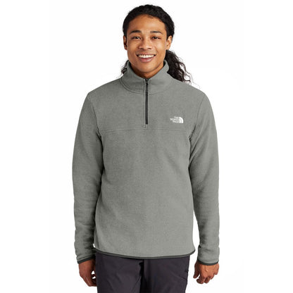 STRAYER The North Face® Glacier 1/4-Zip Fleece - TNF Medium Grey Heather