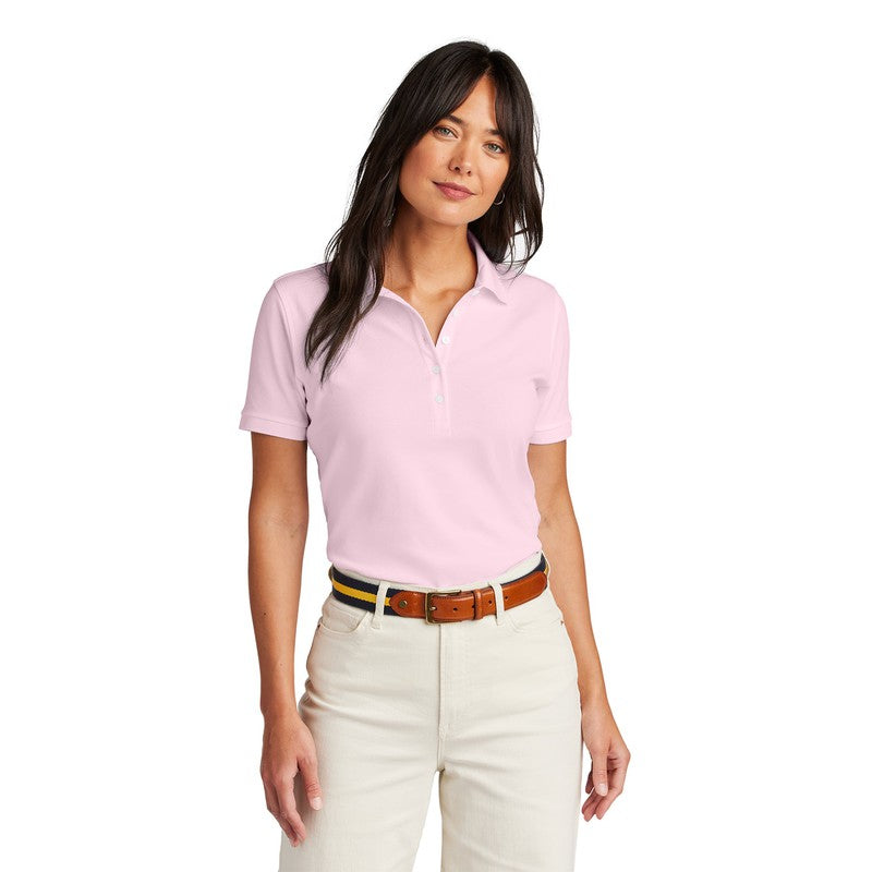STRAYER Brooks Brothers® Women’s Pima Cotton Pique Polo - Pearl Pink