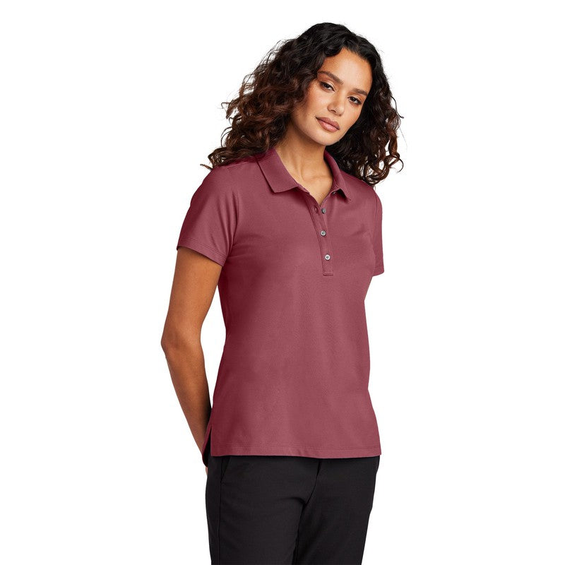 NEW STRAYER Mercer+Mettle™ Women’s Stretch Pique Polo - Rosewood