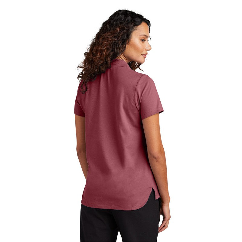 NEW STRAYER Mercer+Mettle™ Women’s Stretch Pique Polo - Rosewood