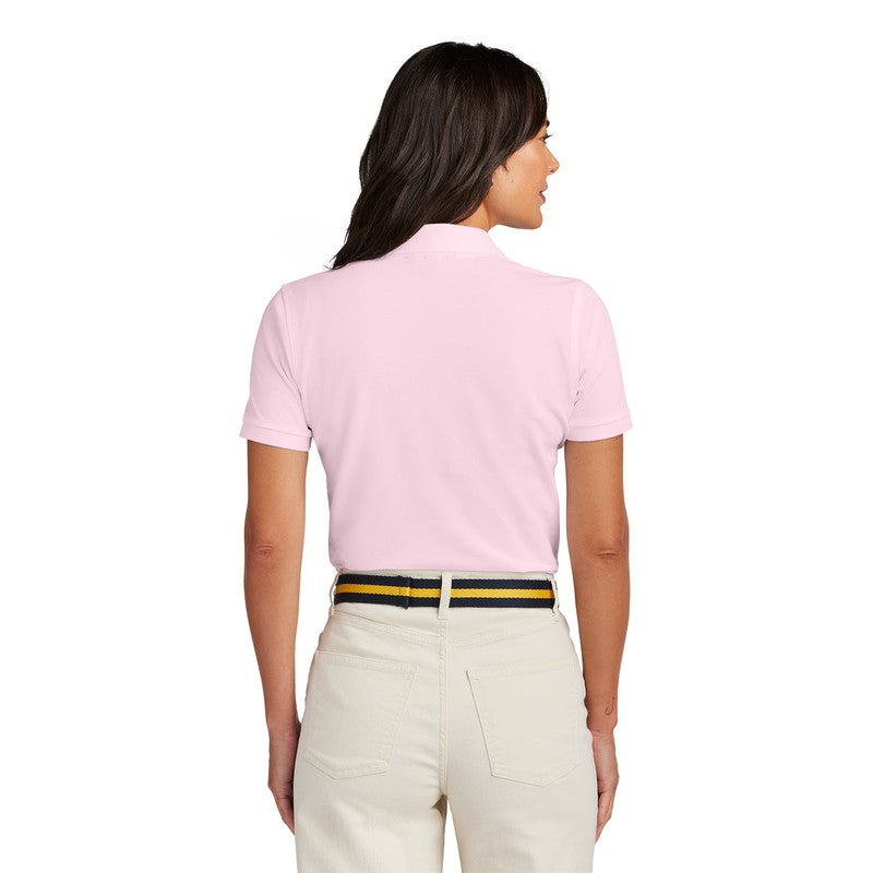 STRAYER Brooks Brothers® Women’s Pima Cotton Pique Polo - Pearl Pink