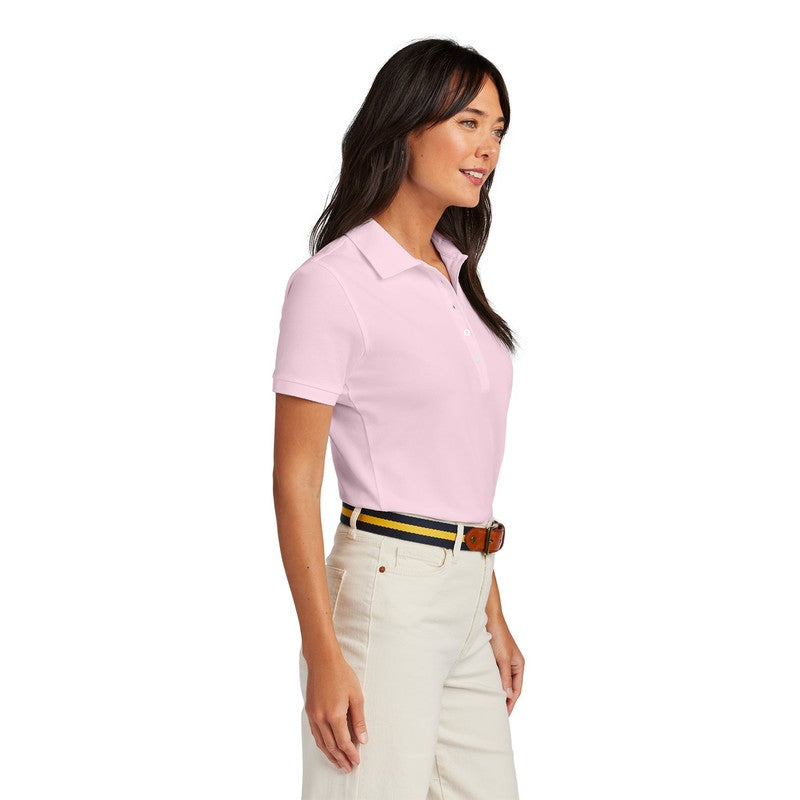 NEW STRAYER Brooks Brothers® Women’s Pima Cotton Pique Polo - Pearl Pink