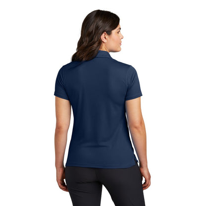 NEW STRAYER Nike Ladies Victory Solid Polo - College Navy