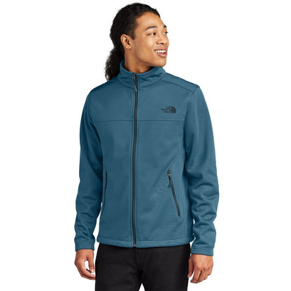 STRAYER The North Face® Chest Logo Ridgewall Soft Shell Jacket - Shady Blue