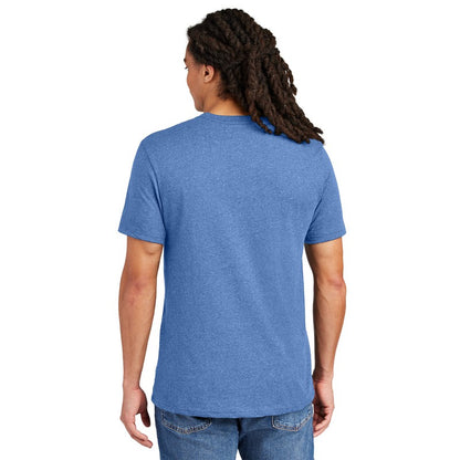 NEW STRAYER District ® Re-Tee ™-Blue Heather