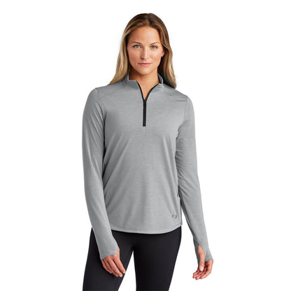 NEW STRAYER OGIO® Ladies Motion 1/4-Zip - Greystone