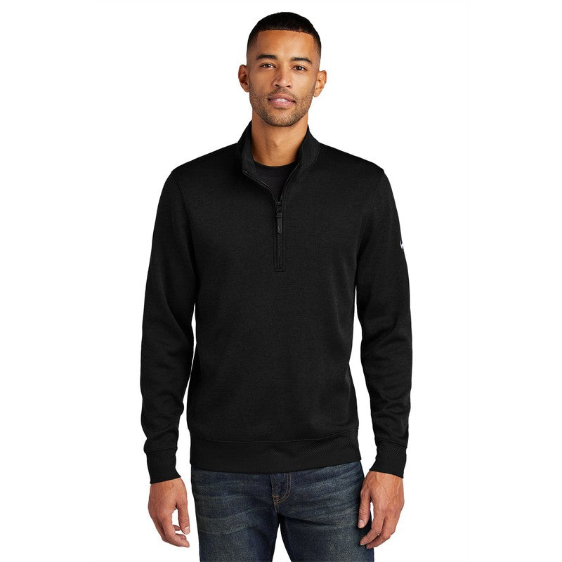 STRAYER Nike Dri-FIT Corporate 1/2-Zip - BLACK