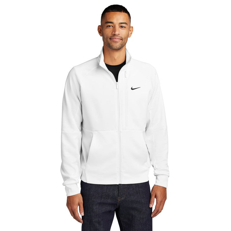 NEW STRAYER Nike Full-Zip Chest Swoosh Jacket - WHITE