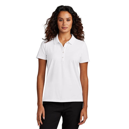 NEW STRAYER Mercer+Mettle™ Women’s Stretch Pique Polo - White