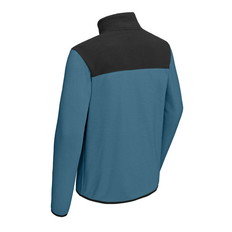 STRAYER The North Face® Glacier 1/4-Zip Fleece - Shady Blue/ TNF Black
