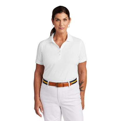 NEW STRAYER Brooks Brothers® Women’s Pima Cotton Pique Polo - White