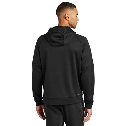 NEW STRAYER Nike Therma-FIT Pocket Pullover Fleece Hoodie - BLACK