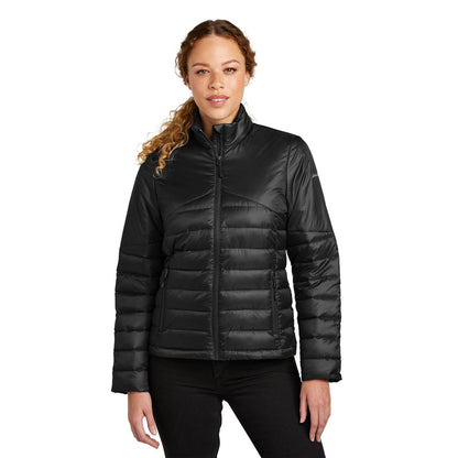 NEW STRAYER Eddie Bauer ® Ladies Quilted Jacket - Deep Black