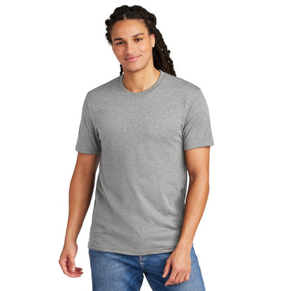 NEW STRAYER District ® Re-Tee ™-Light Heather Grey