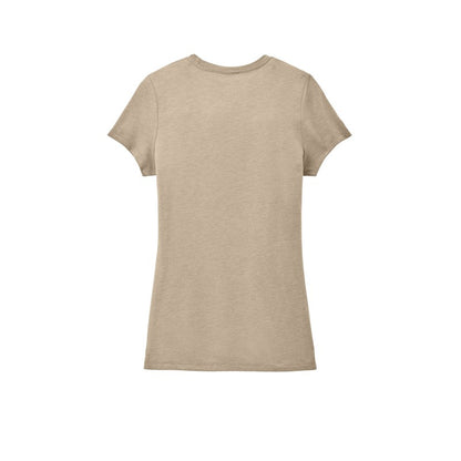 NEW STRAYER District ® Women’s Perfect Tri ® Tee-Desert Tan Heather