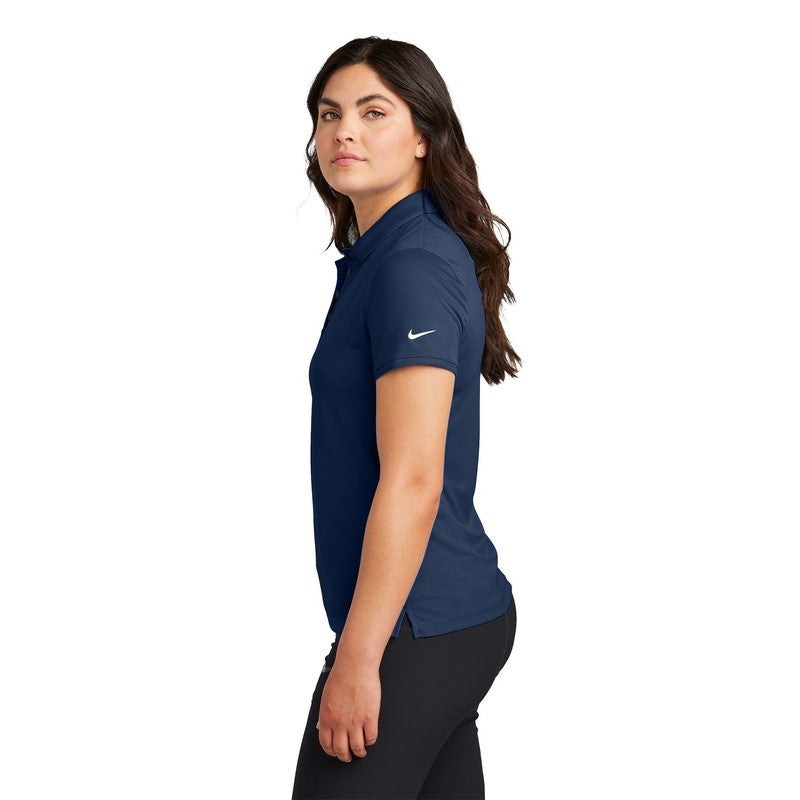 NEW STRAYER Nike Ladies Victory Solid Polo - College Navy