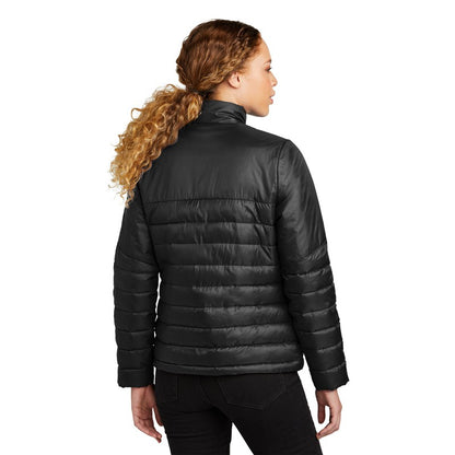 NEW STRAYER Eddie Bauer ® Ladies Quilted Jacket - Deep Black