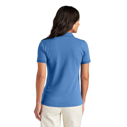 NEW STRAYER Brooks Brothers® Women’s Pima Cotton Pique Polo - Charter Blue