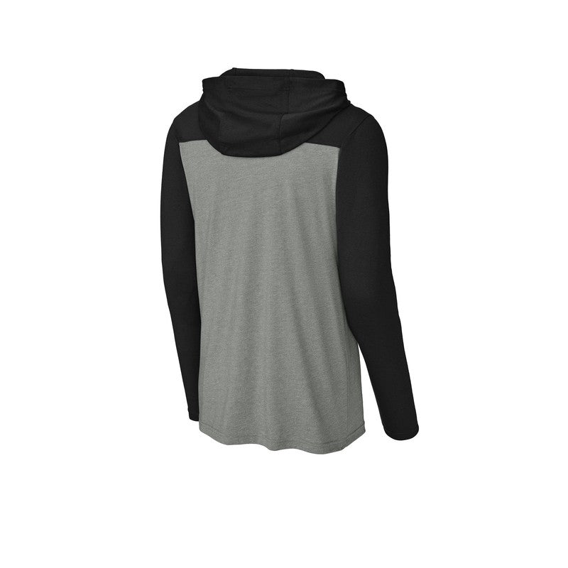 STRAYER Sport-Tek® Halftime Long Sleeve Hoodie - Black/ Vintage Heather