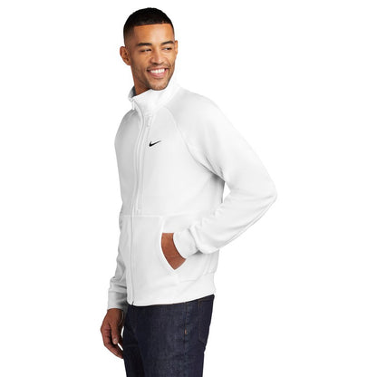 NEW STRAYER Nike Full-Zip Chest Swoosh Jacket - WHITE