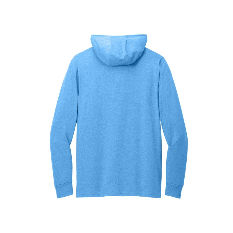 STRAYER Allmade® Unisex Tri-Blend Hoodie Tee - Azure Blue